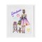 Stupell Industries Fabulous Girl & Dog Framed Print Under Glass, design by Jess Stempel